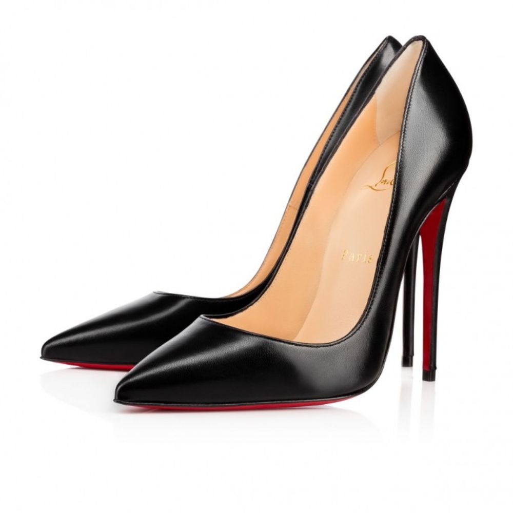 CHRISTIAN LOUBOUTIN SO KATE BLACK PUMPS